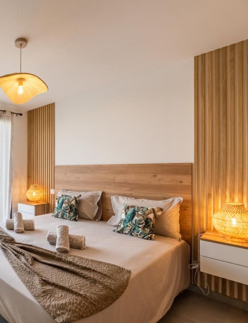 Vue d'une des 5 chambres de la villa corse